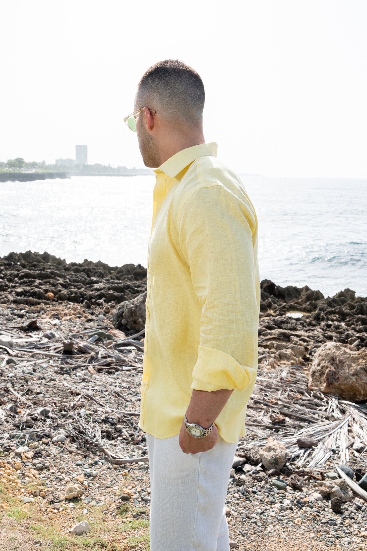 Camisa 100% lino