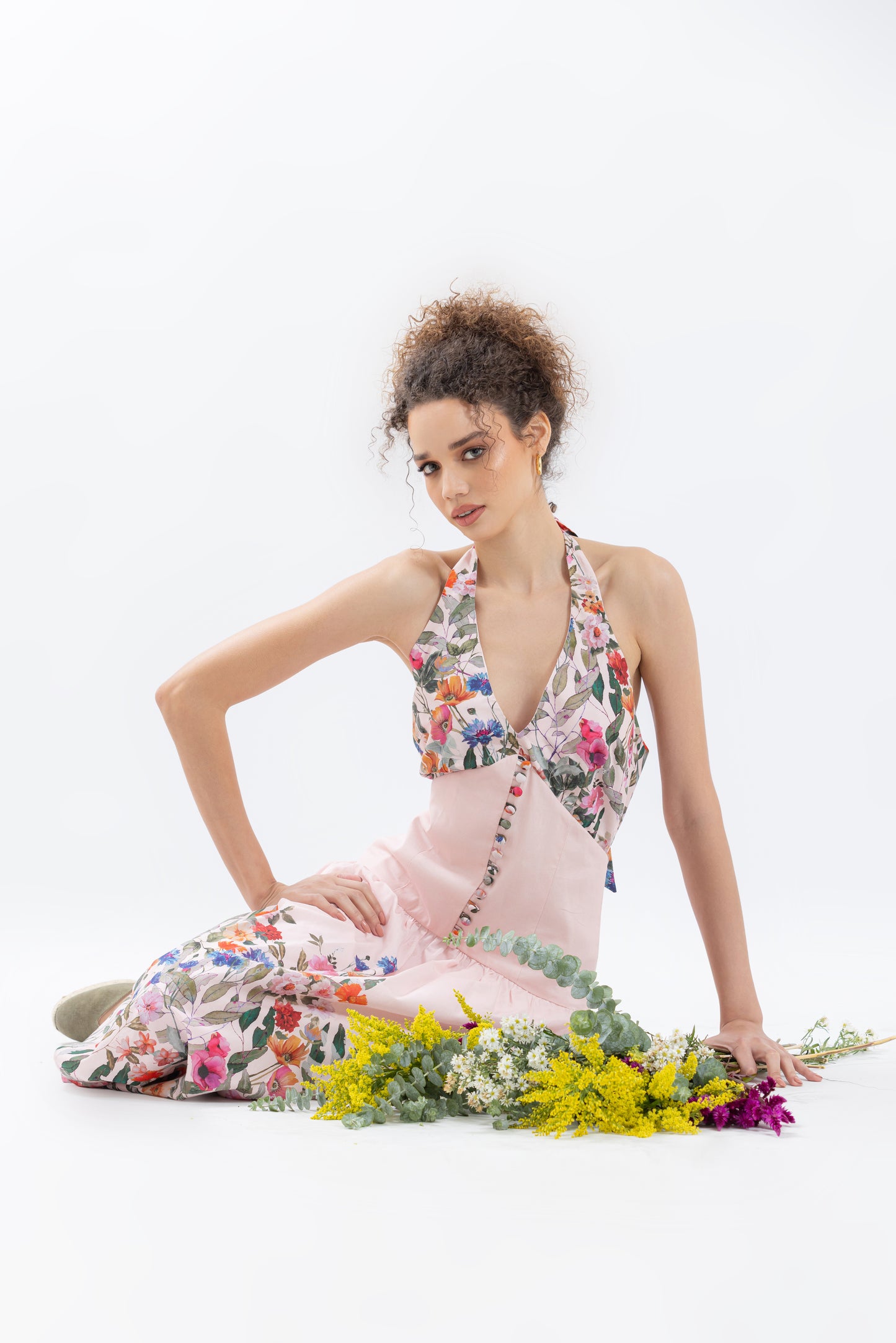 Carlotta Dress - Botanica Print