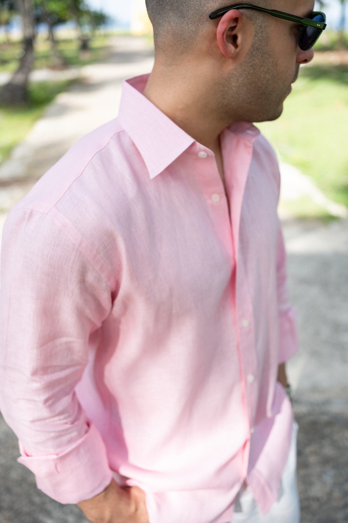 Camisa 100% lino