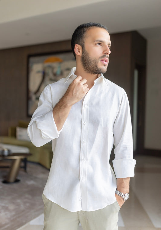Camisa 100% lino