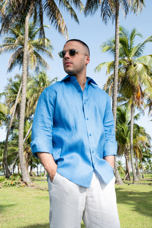 Camisa 100% lino