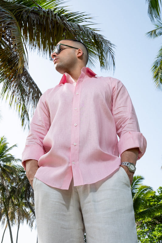 Camisa 100% lino
